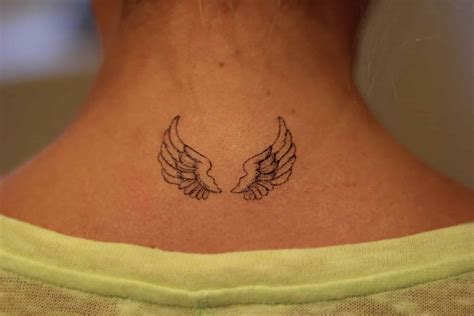 angel wing tattoo